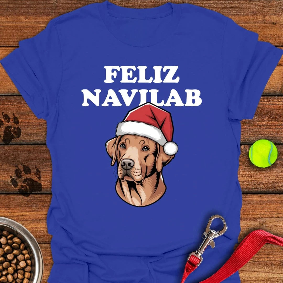 Fox Red Lab Funny Christmas T-Shirt Royal