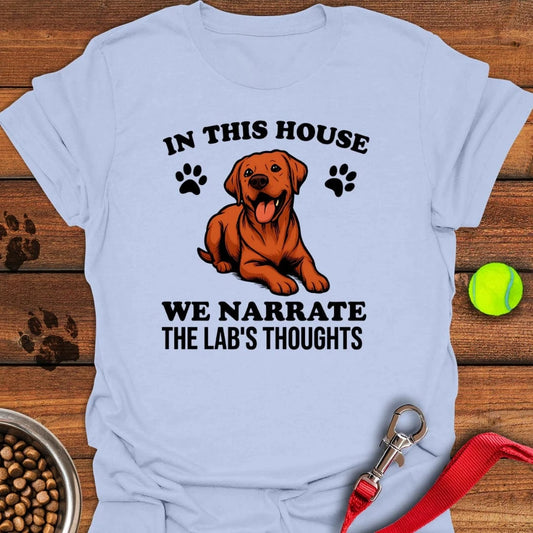 Fox Red Labrador Narrate T-Shirt Light Blue