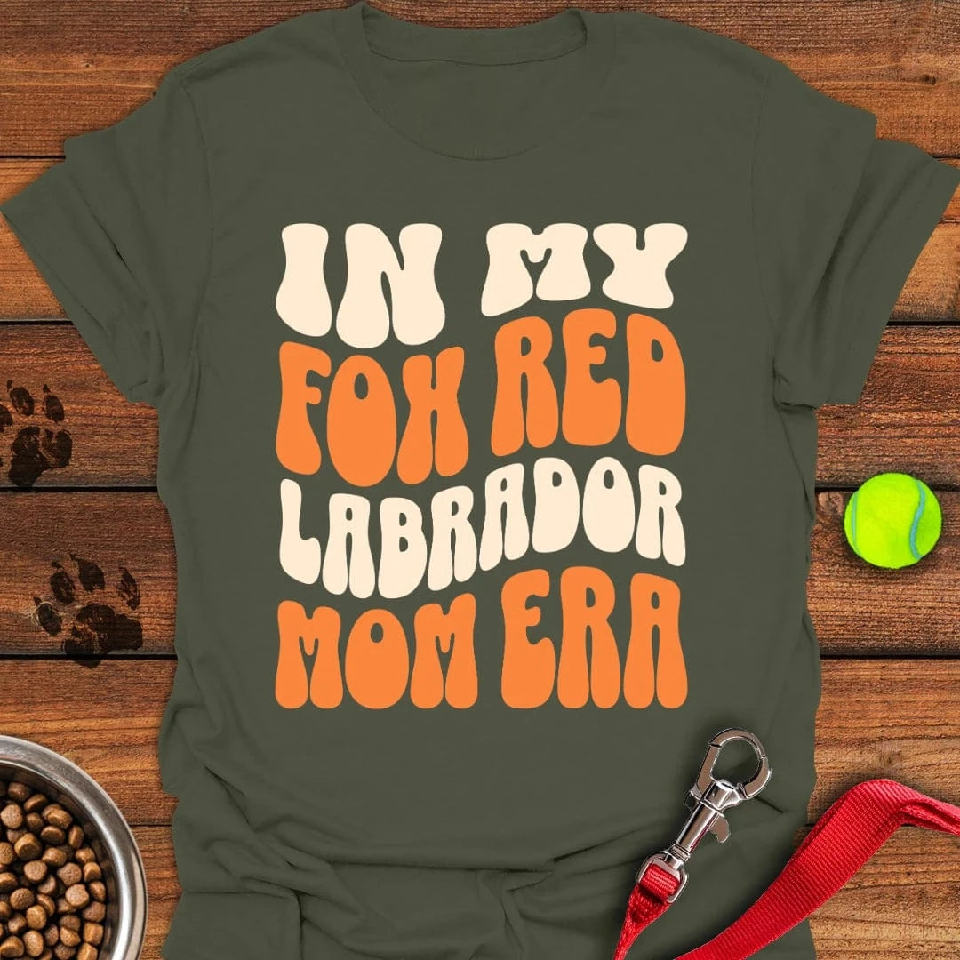 In My Fox Red Labrador Mom Era T-Shirt Military Green