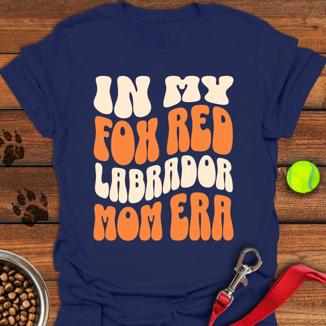 In My Fox Red Labrador Mom Era T-Shirt Navy