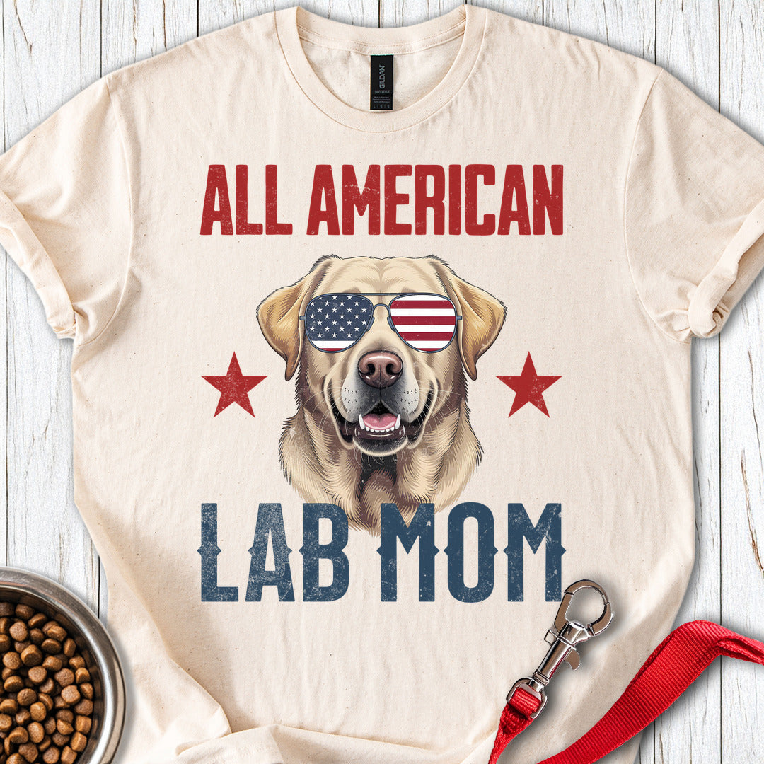 All American Yellow Lab Mom Natural