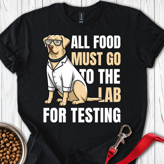 All Food Must Go To The Lab Black