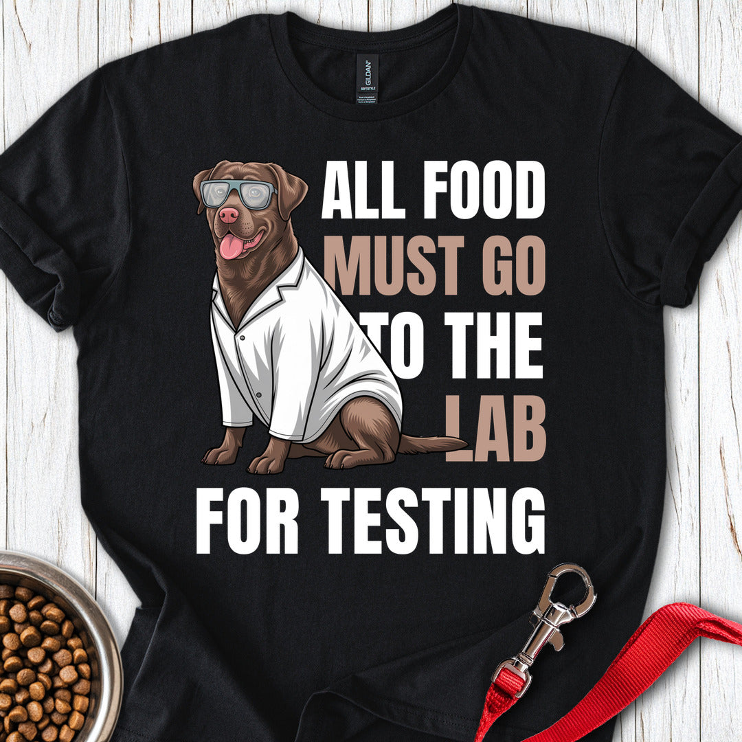 All Food Must Go To The Lab Black
