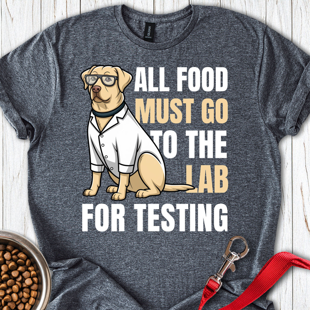 All Food Must Go To The Lab Dark Heather