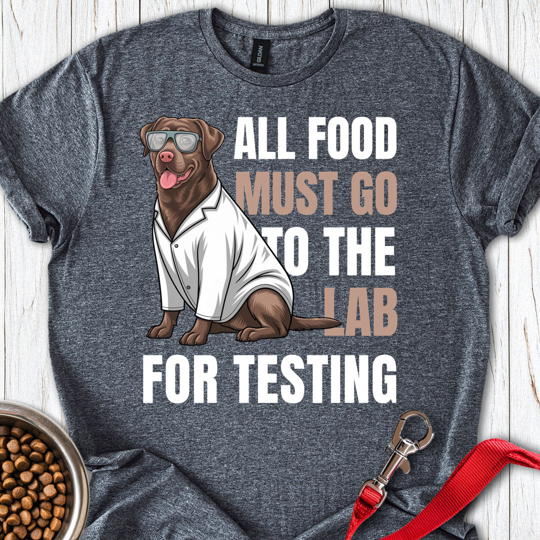 All Food Must Go To The Lab Dark Heather