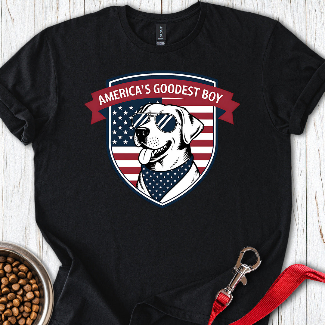 America's Goodest Boy Labrador Black