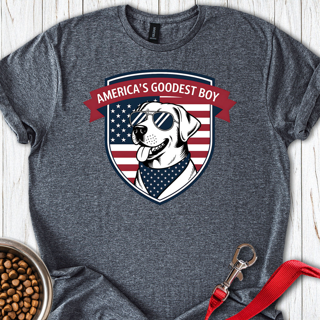 America's Goodest Boy Labrador Dark Heather