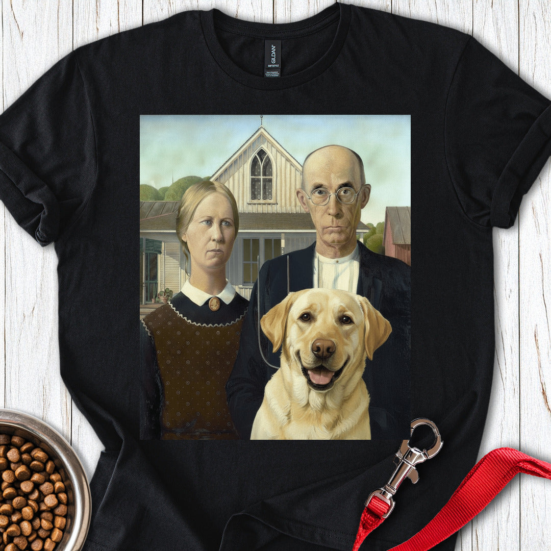 American Gothic Labrador Black