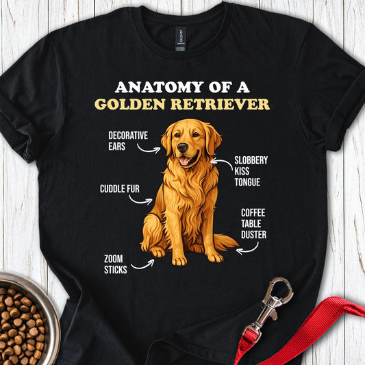 Anatomy of a Golden Retriever Black