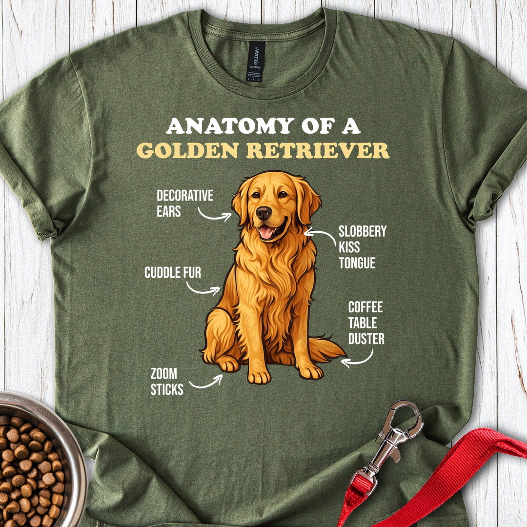 Anatomy of a Golden Retriever Military Green