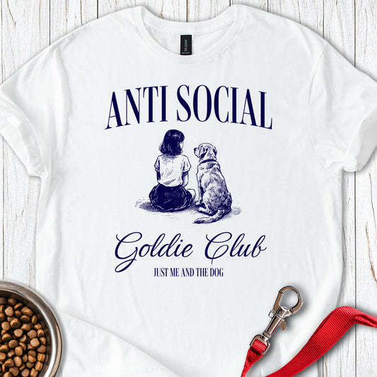 Anti Social Goldie Club White