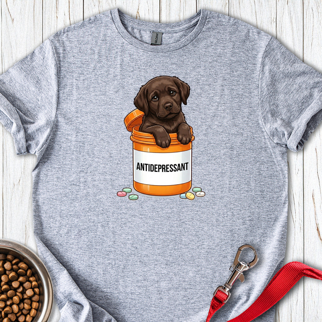 Antidepressant Chocolate Lab Sport Grey