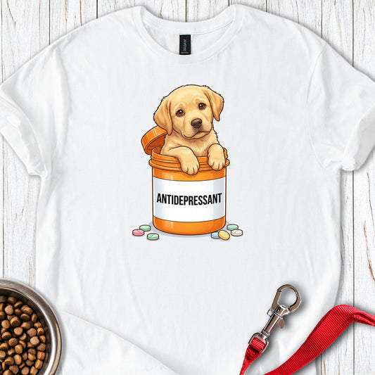 Antidepressant Yellow Lab White