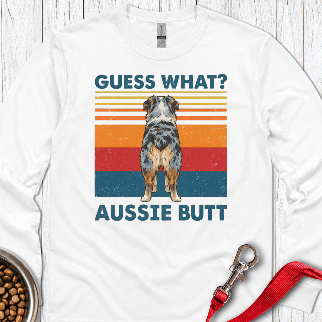 Aussie Butt Long Sleeve — White