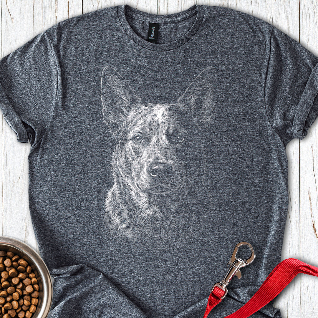 Australian Cattle Dog Engraved — Dark Heather