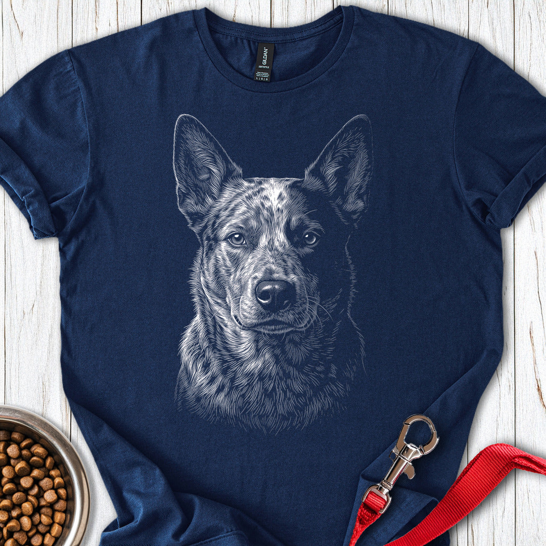 Australian Cattle Dog Engraved — Navy