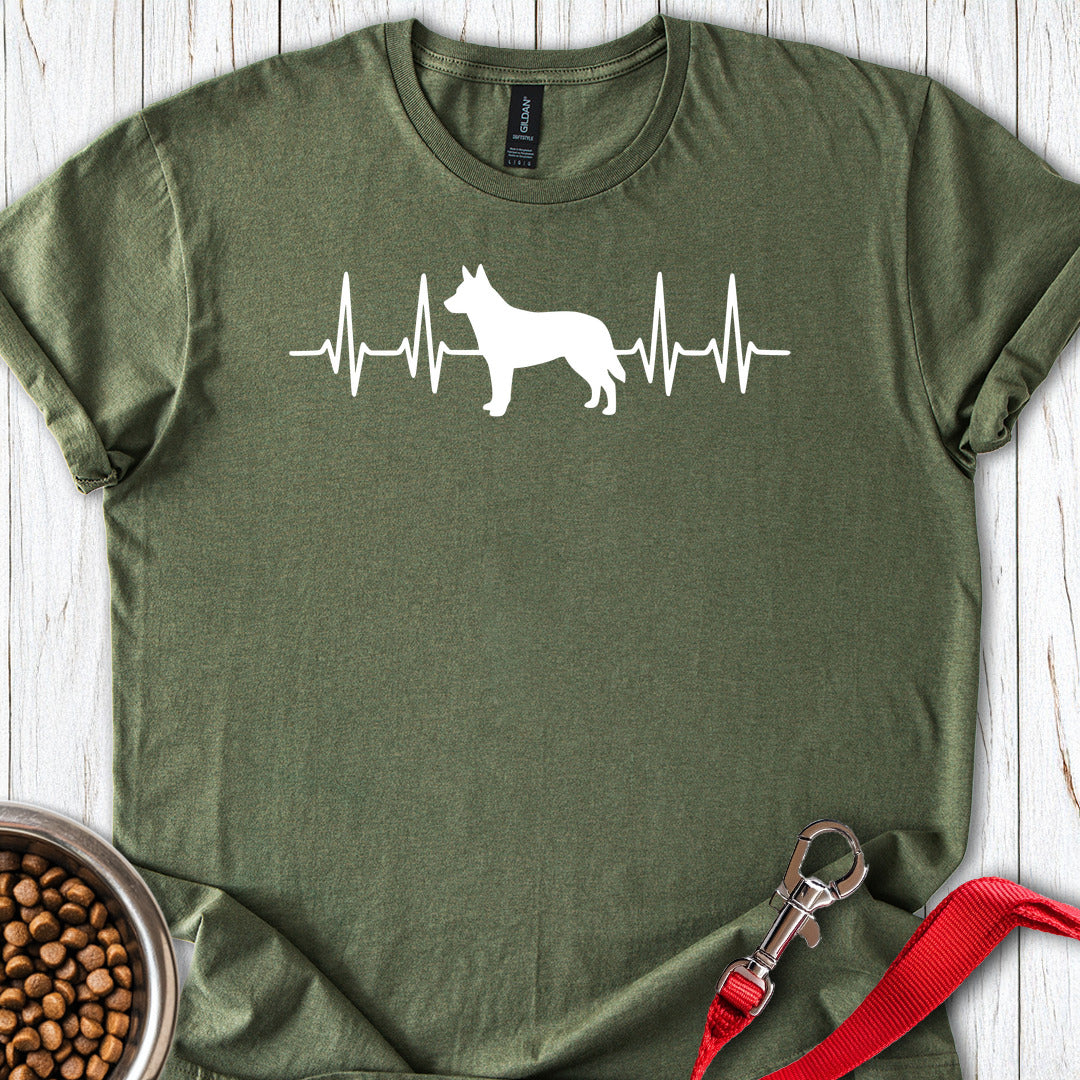 Australian Cattle Dog Heartbeat — Military Green