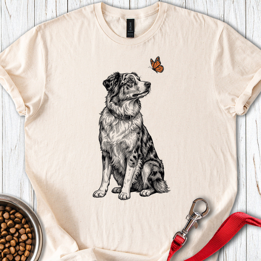 Australian Shepherd Butterfly Natural
