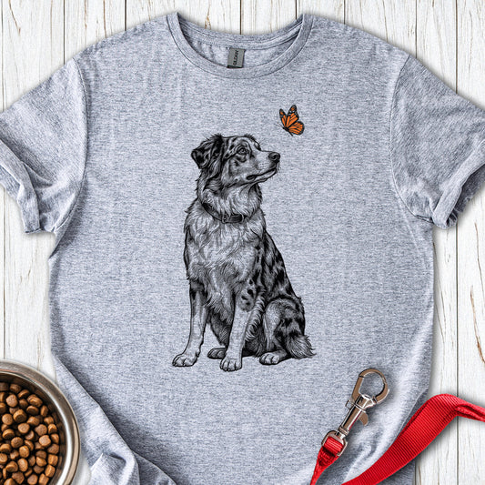 Australian Shepherd Butterfly Sport Grey