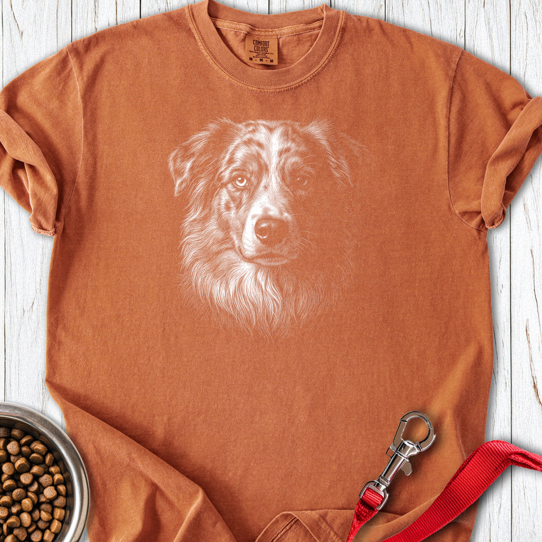 Australian Shepherd Engraved Premium Tee — Yam