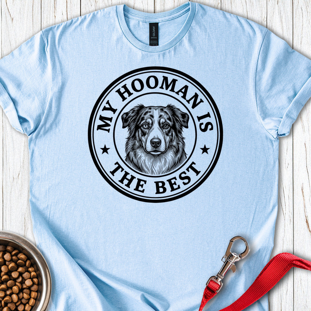 Australian Shepherd Hooman — Light Blue