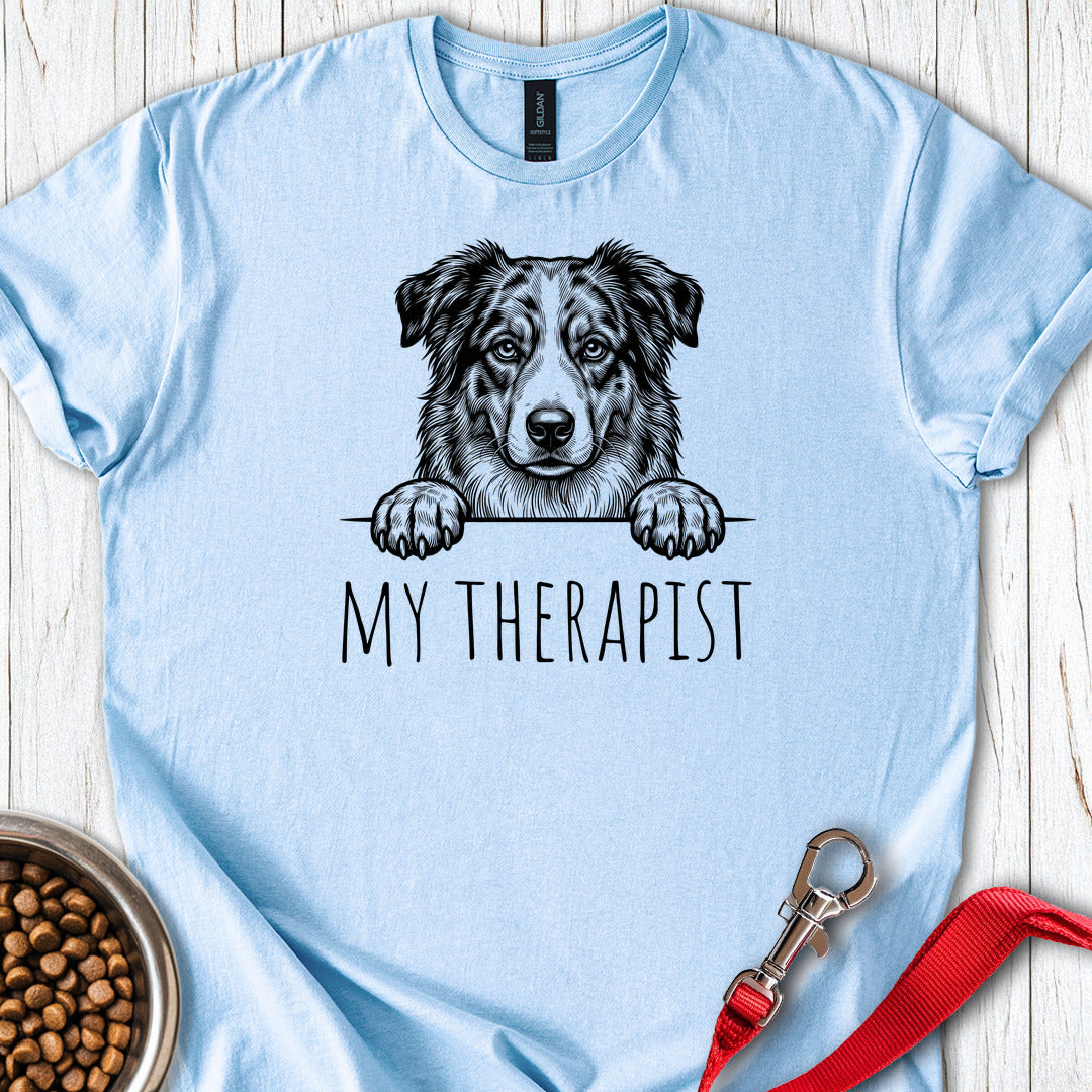 Australian Shepherd Therapist — Light Blue