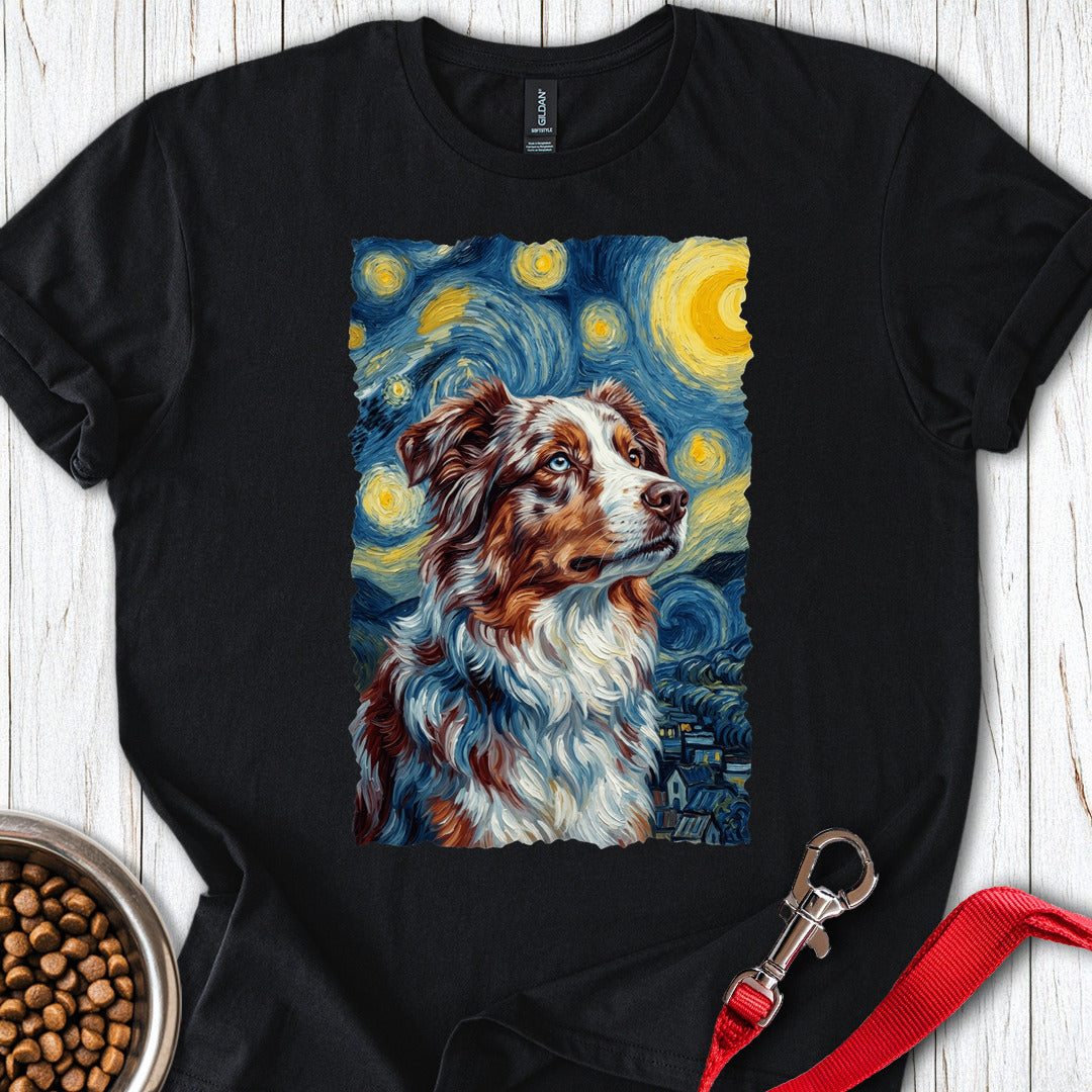 Australian Shepherd Van Gogh — Black