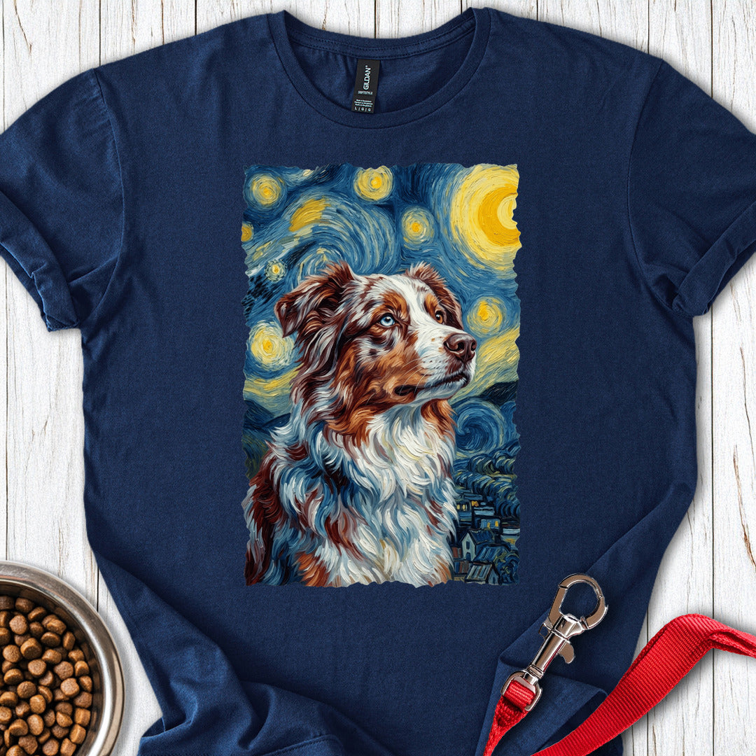 Australian Shepherd Van Gogh — Navy