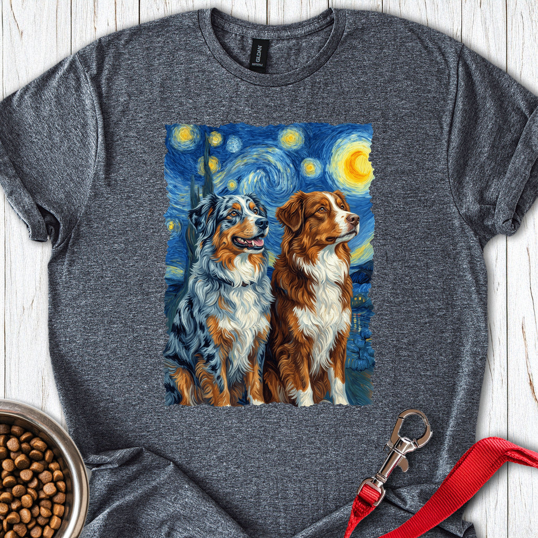 Australian Shepherds Van Gogh Dark Heather