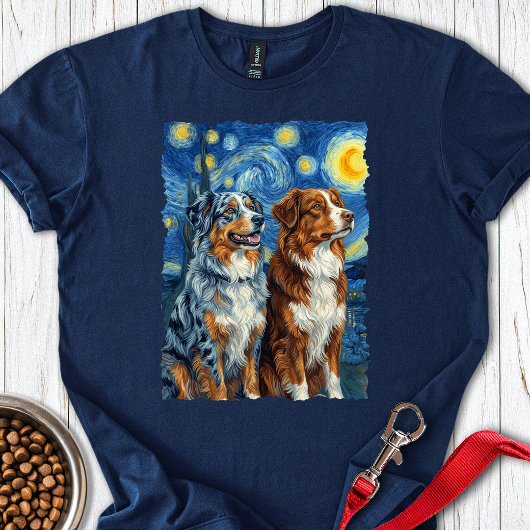 Australian Shepherds Van Gogh Navy