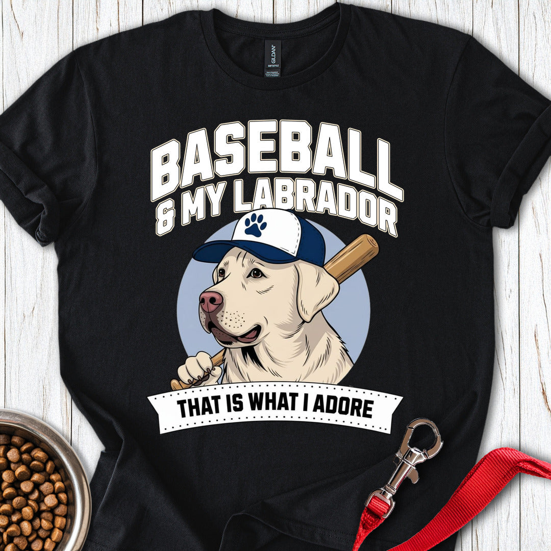Baseball & Labrador Black