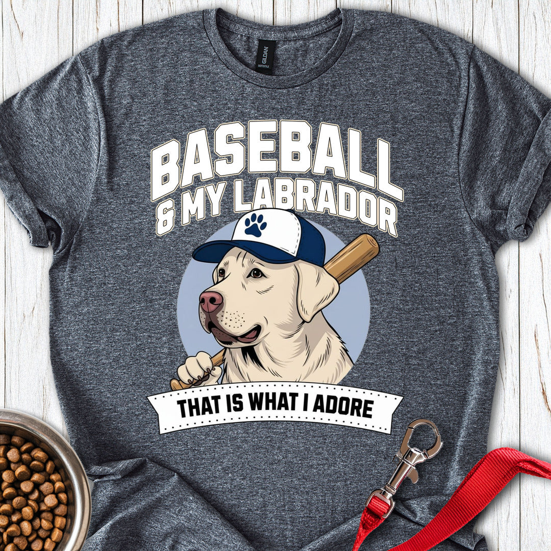 Baseball & Labrador Dark Heather
