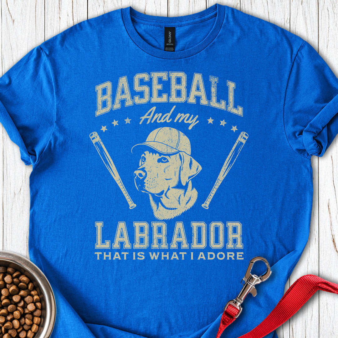 Baseball & my Labrador Royal