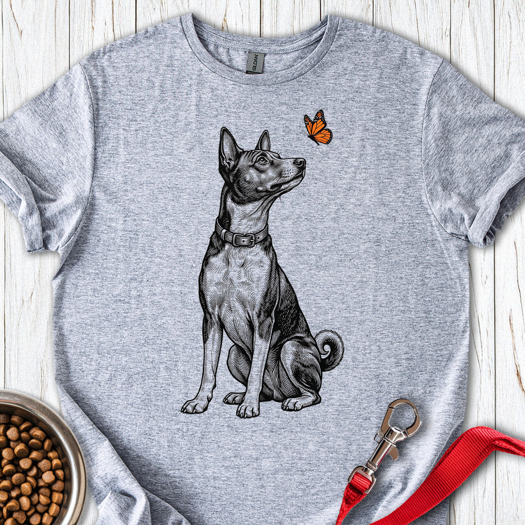 Basenji Butterfly — Sport Grey