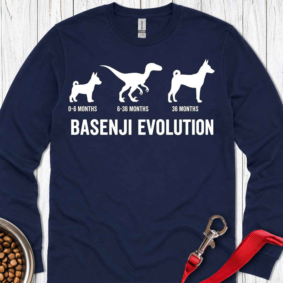 Basenji Evolution Long Sleeve — Navy