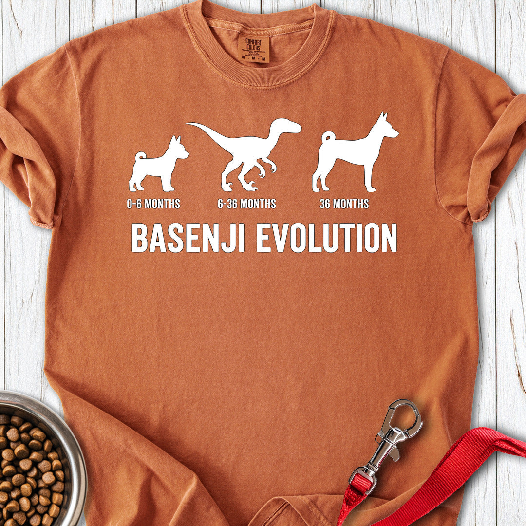 Basenji Evolution Premium Tee — Yam