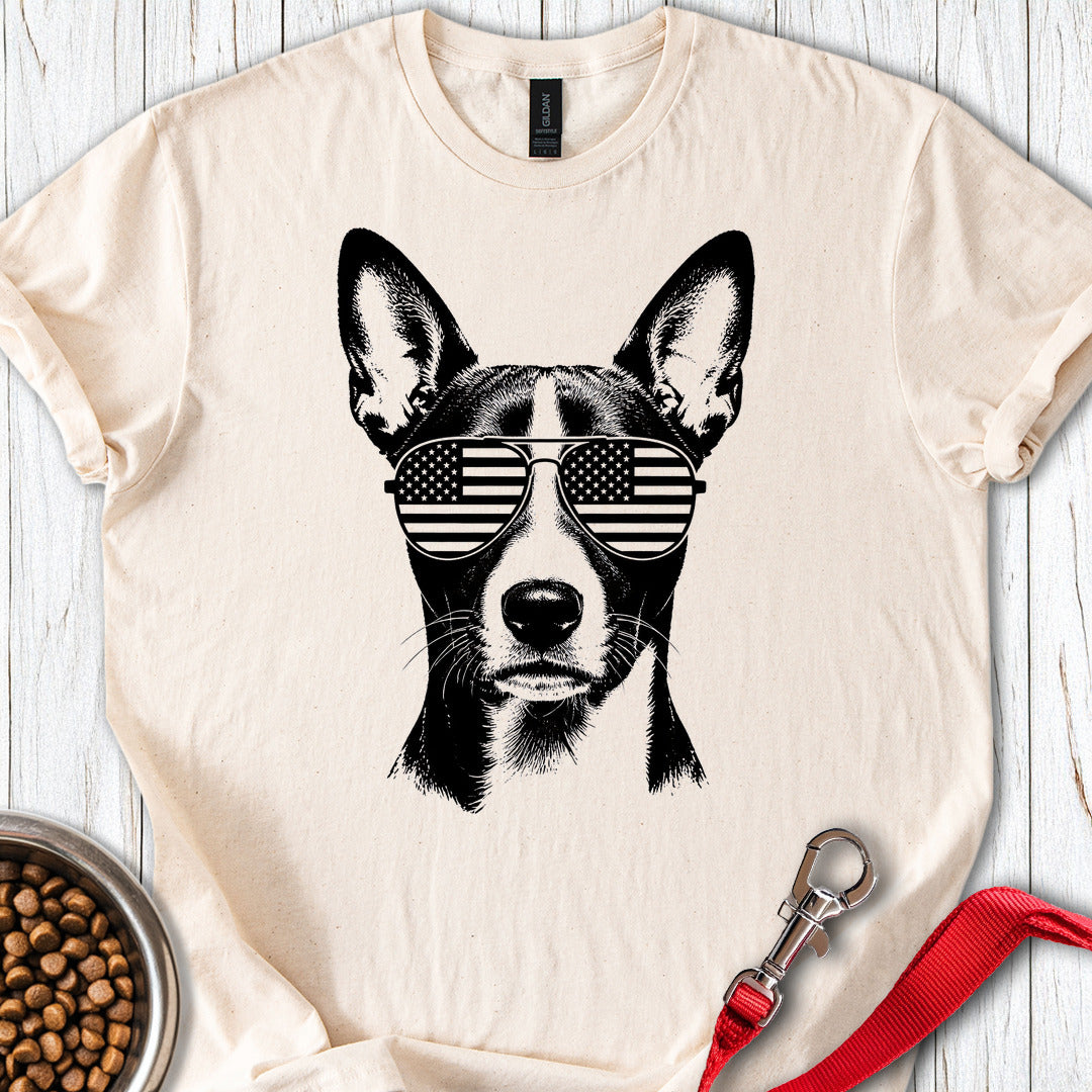 Basenji Flag Shades — Natural
