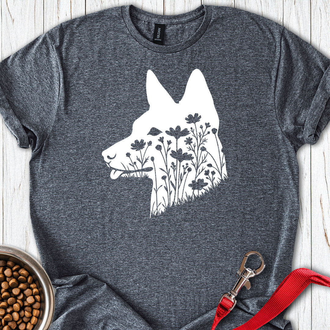 Basenji Flowers — Dark Heather