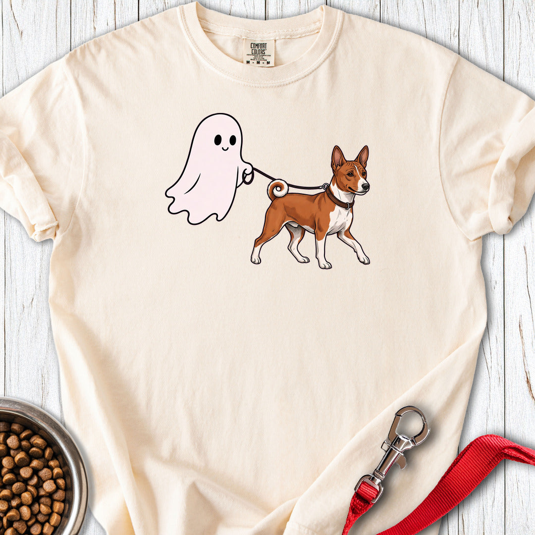 Basenji Ghost Walk Premium Tee — Ivory