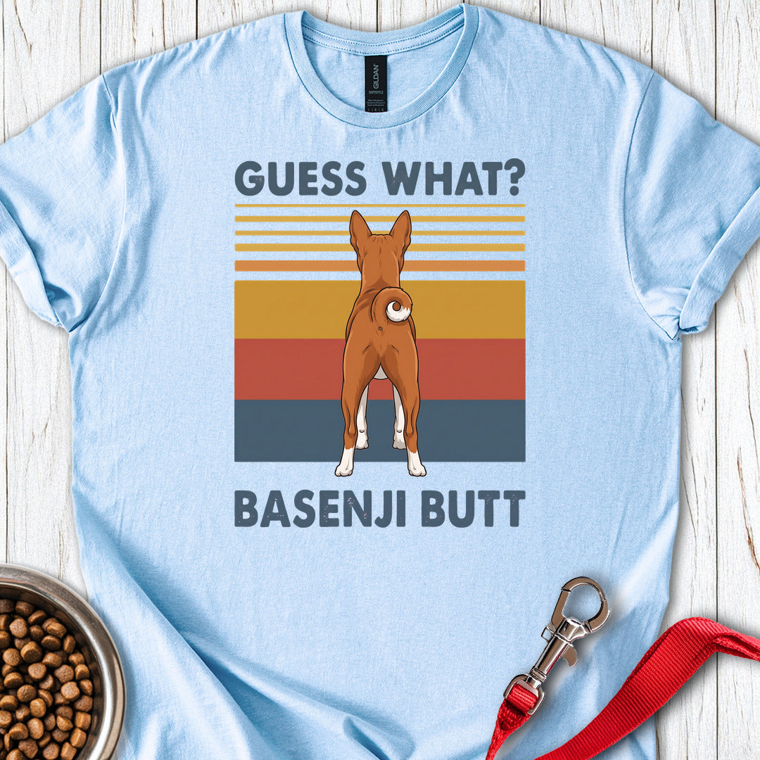 Basenji Guess What — Light Blue