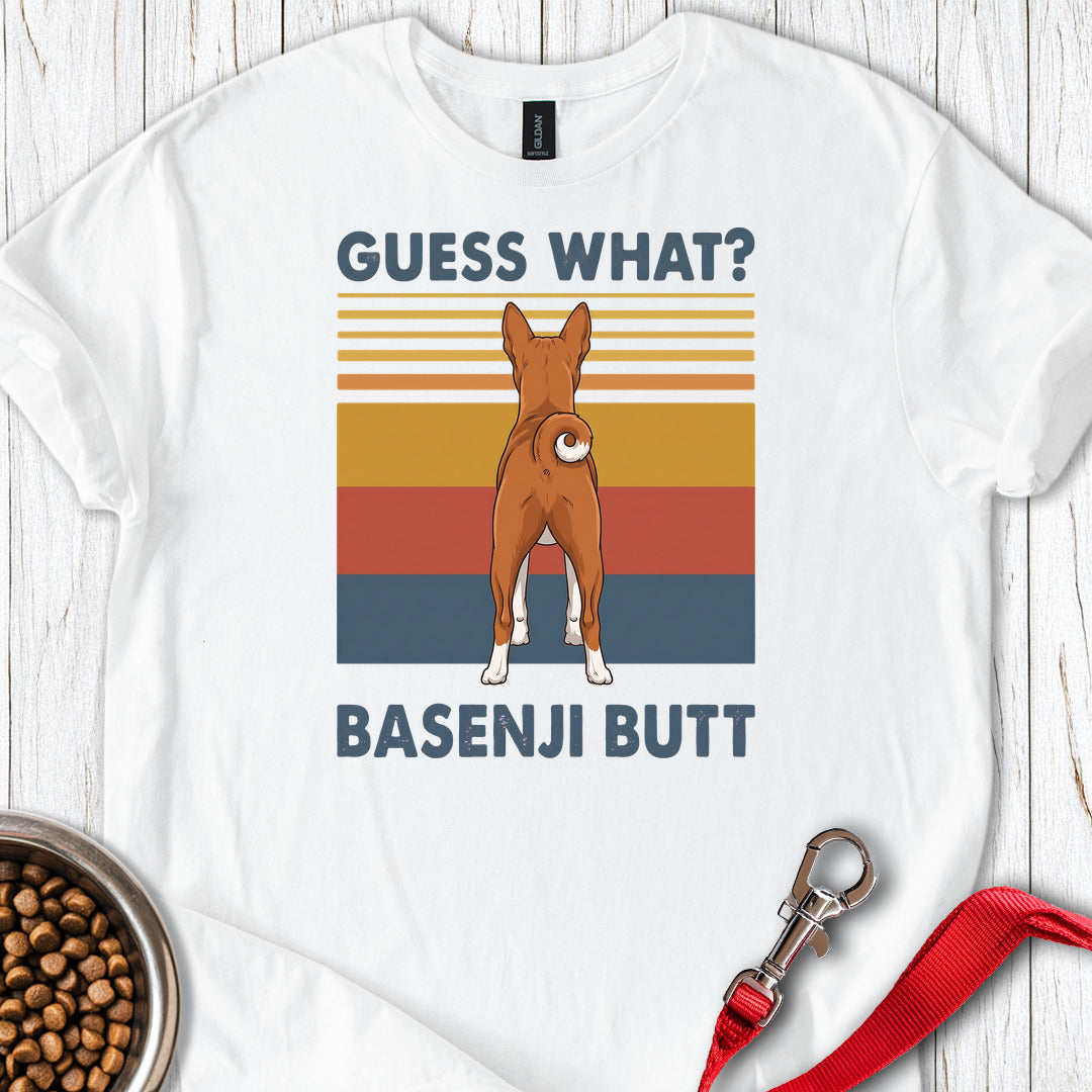Basenji Guess What — White