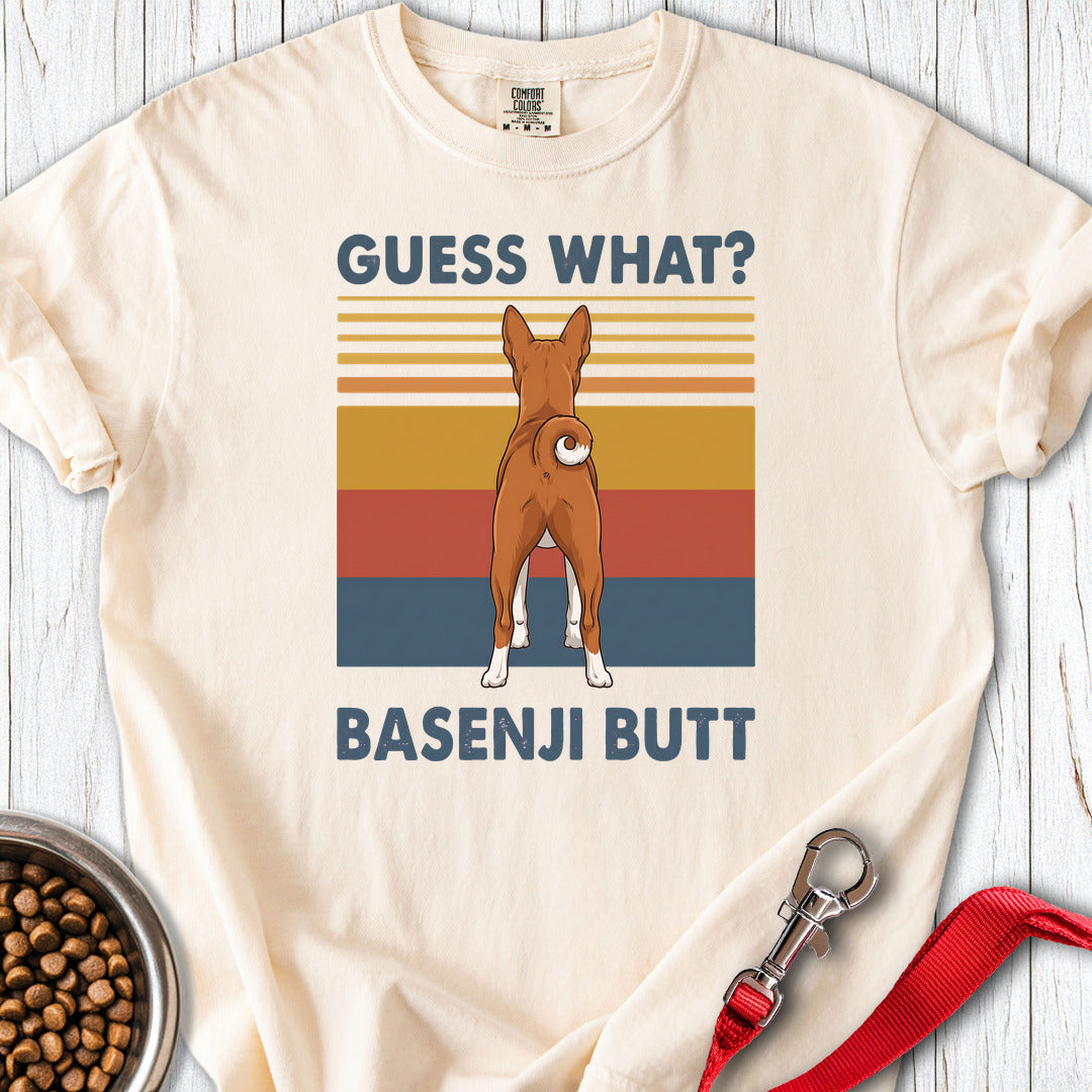 Basenji Guess What Premium Tee — Ivory