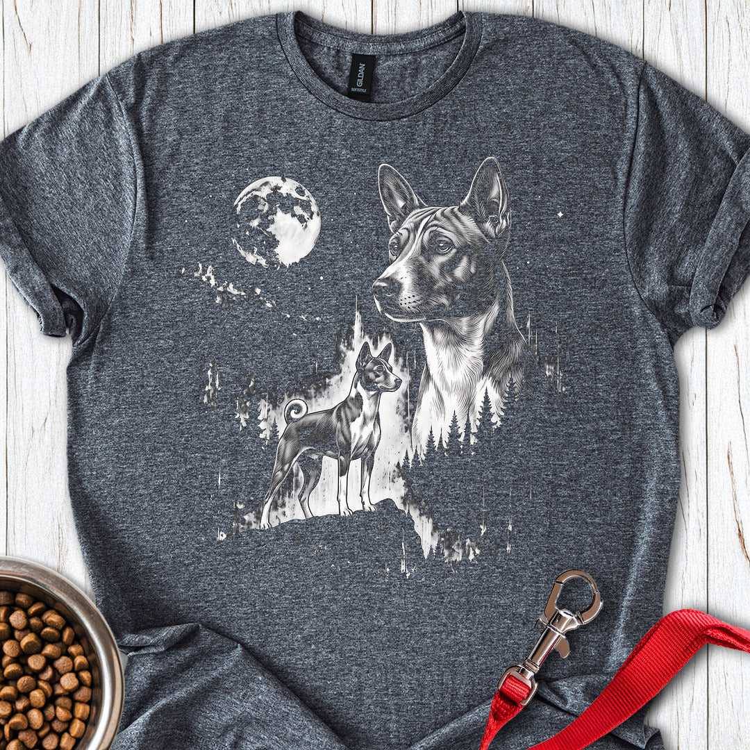 Basenji Moonlight — Dark Heather