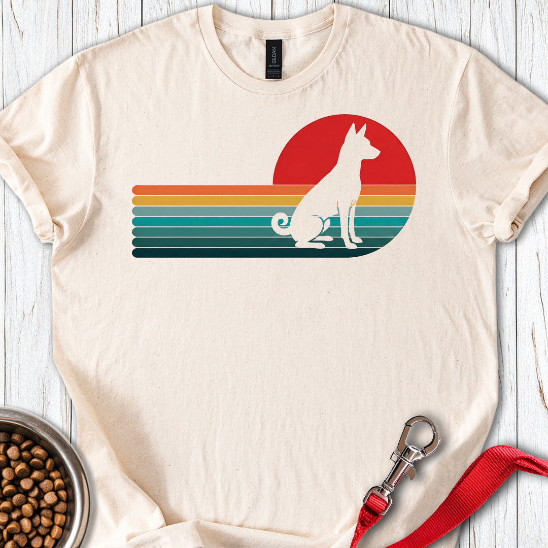 Basenji Retro Sunset — Natural