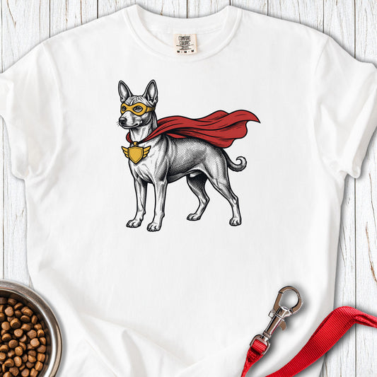Basenji Superhero Premium Tee — White