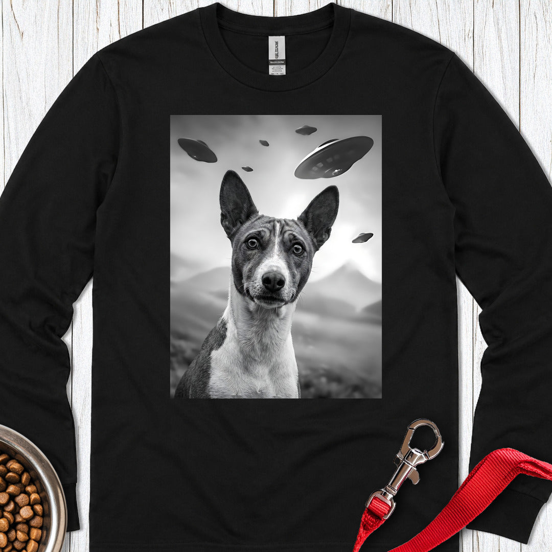 Basenji UFO Long Sleeve — Black