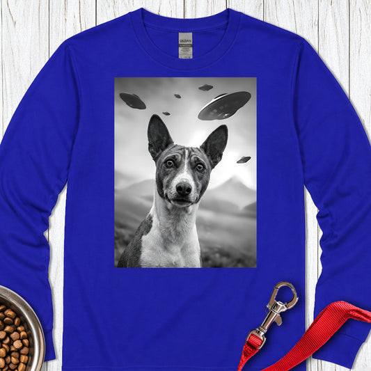 Basenji UFO Long Sleeve — Royal