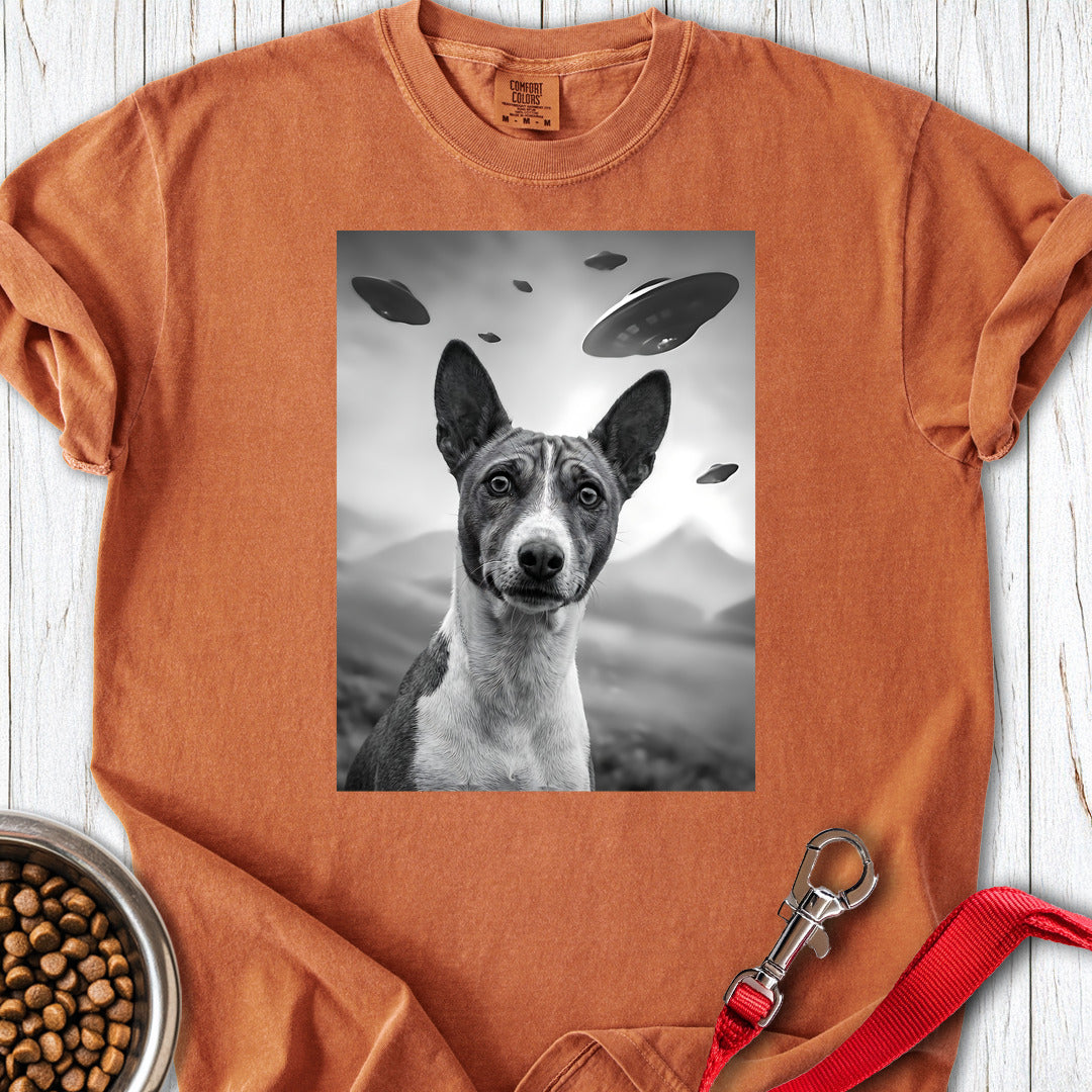 Basenji UFO Premium Tee — Yam