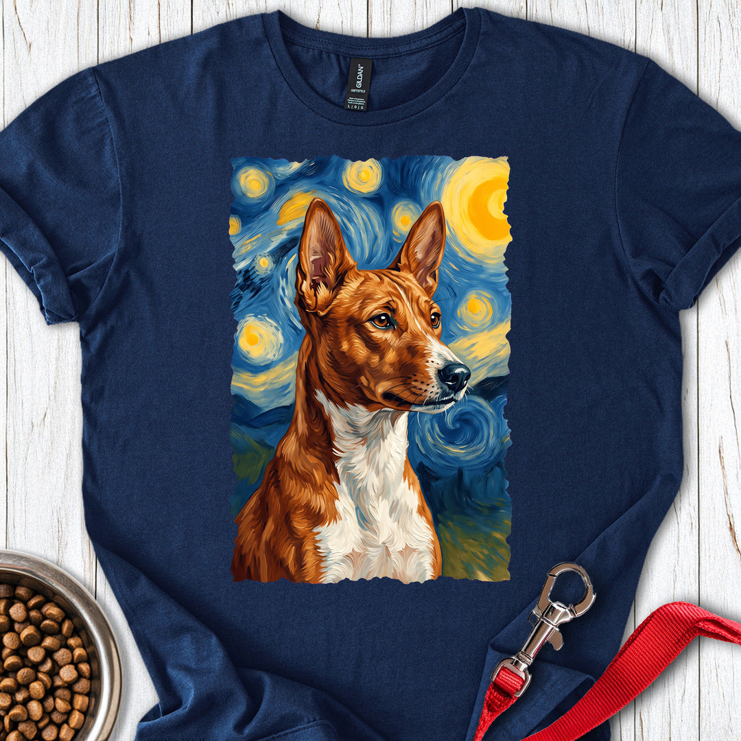 Basenji Van Gogh — Navy