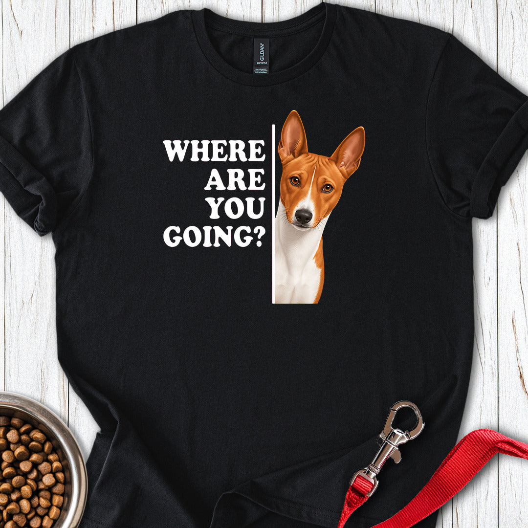 Basenji Where Are You Going — Black